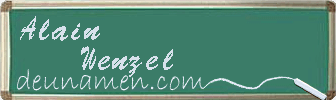 Alain Wenzel Visitenkarte